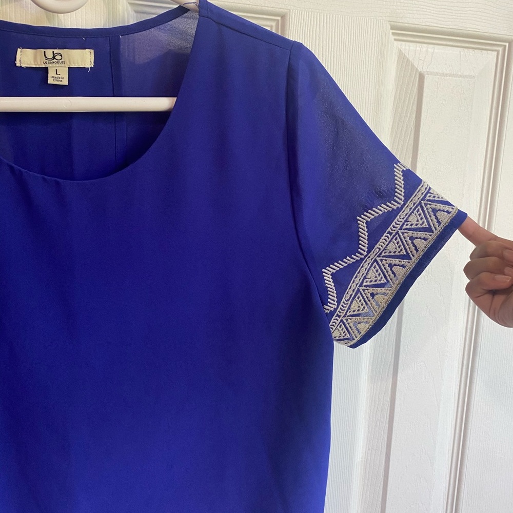 YA Los Angeles Navy Blue Blouse